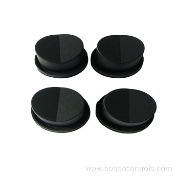 Custom black switch silicone button